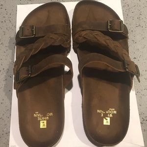 White mountain sandals